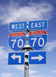 Colorado Interstate 70 Signs