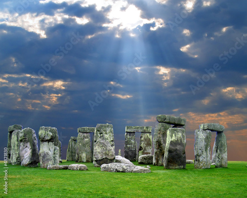 Foto-Leinwand ohne Rahmen - The Stonehenge in UK (von Gary)