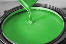 Bucket Of Green Paint