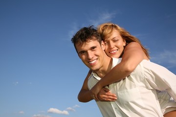 Young smiling couple