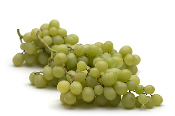 Wall Mural - fresh  grapes on white background