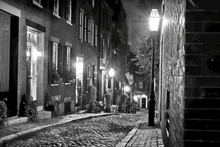 Old New England At Night