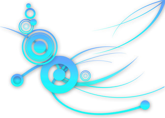 Abstract Blue design