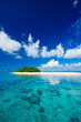 Tropical island vacation paradise