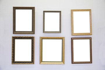 Wall Mural - Frames on the wall