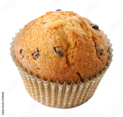Fotografie, Obraz Tasty muffin isolated on white background