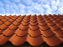 Traditional, Danish Roofing With Red Tiles