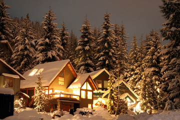 Winter cabin