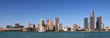 Fototapeta Miasta - view of panorama Detroit skyline from Windsor