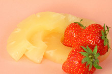 Strawberrys And Ananas Close-up