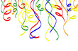 Colorful ribbons isolated