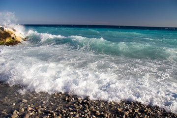 Canvas Print - Beautiful sea coast