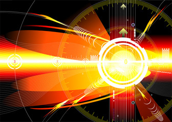 Aufkleber - vector file of energy space background