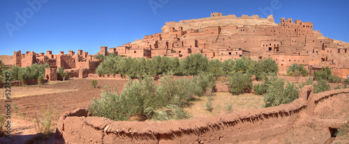 Plakat na papierze fotorealistycznym Ait benhaddou kasbah
