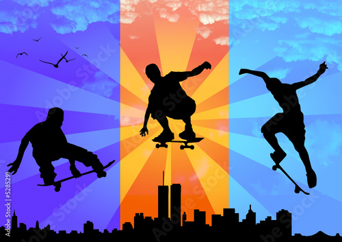 Tela jumping skaters