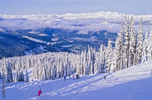 Tapeta ścienna Whistler Blackcomb Mountains. 
