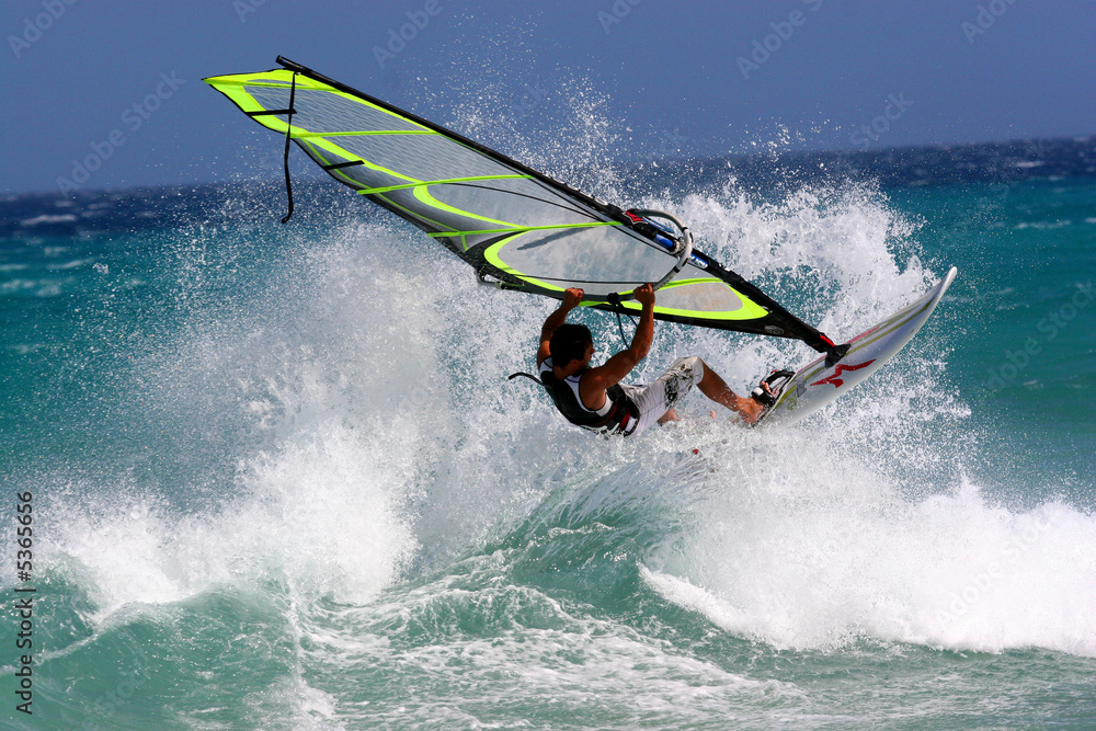 windsurfing