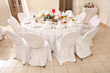 © Eduard Stelmakh - dining table set for a wedding or corporate event
