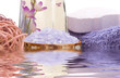 canvas print picture Various spa and bath objects