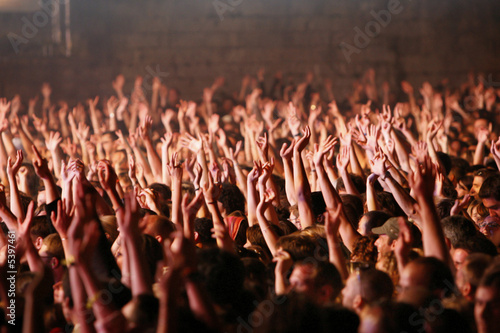 Foule Concert Fan Stock Photo Adobe Stock