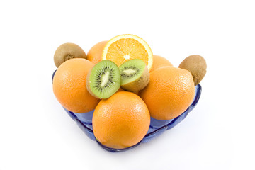 Poster - orange and kiwi