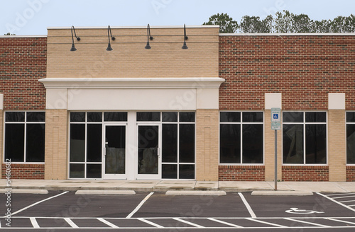 Fotografie, Obraz An empty commercial building ready for occupancy.