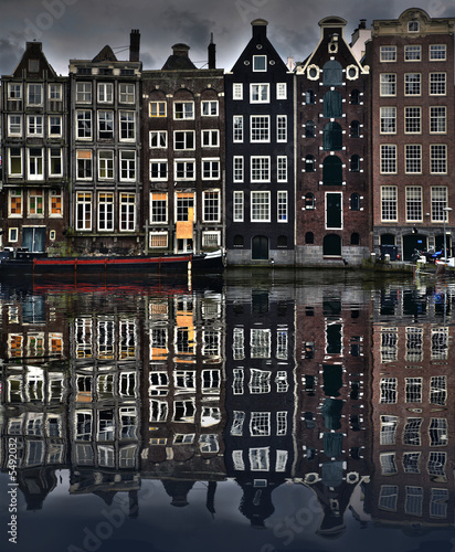 Plakat Domy Amsterdamu