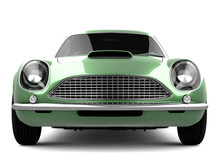 Green Classical Sports Car