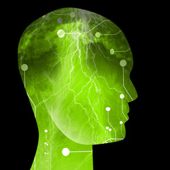Poster - Futuristic technology background