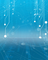 Poster - computer circuit