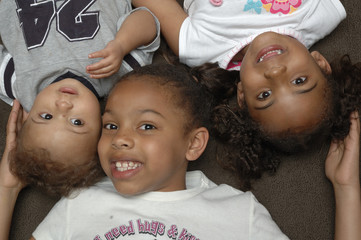 Attractive African American children