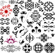 Many ornament vector decorative elements