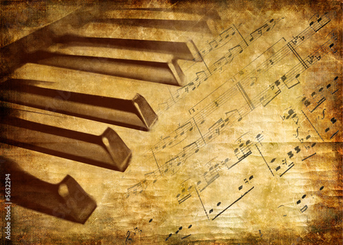 musical vintage background