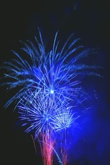 Wall Mural - Blue firework