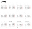 kalender 2009