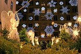 Fototapeta  - The Christmas decorations in The Rockefeller Center