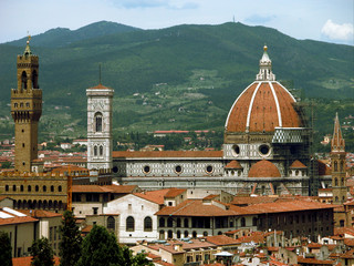 Florence, Italy - skyline and major landmarks