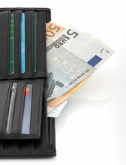 Poster - euro and wallet