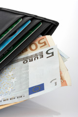Poster - euro and wallet