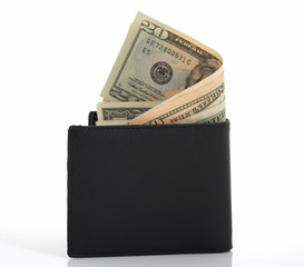 Poster - wallet and dollars