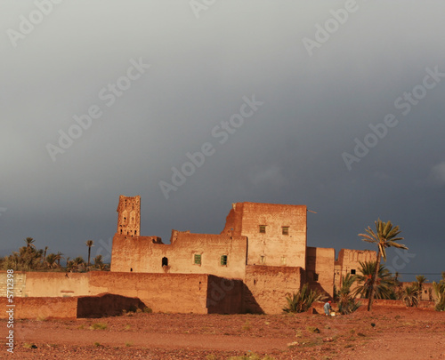 Plakat na papierze fotorealistycznym Kasbah