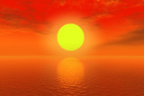 Fototapeta Zachód słońca - sonne