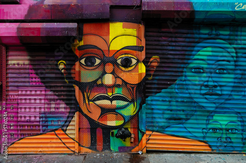 Fototapeta na szkło Harlem Graffiti