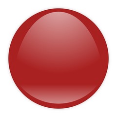 Poster - red glass button