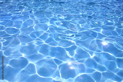 Foto-Flächenvorhang ohne Schienensystem - clear water in the swimming pool (von paul prescott)