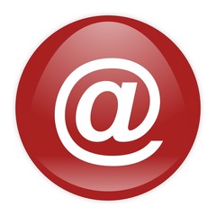 Poster - email aqua red button