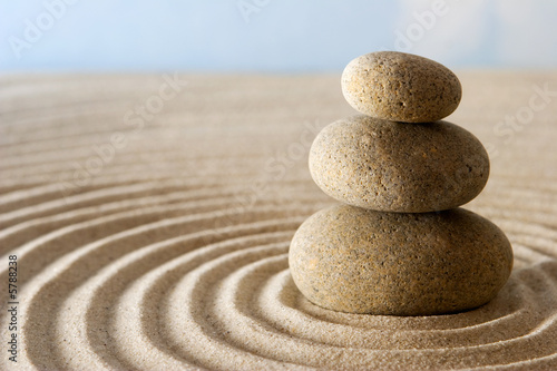 Naklejka samoprzylepna Kamienie zen