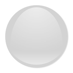 Poster - gray aqua button