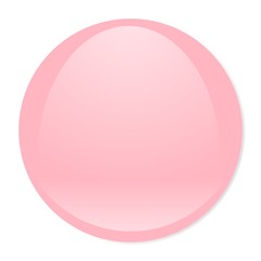 Poster - light pink aqua button