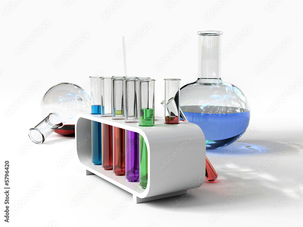 Lab Tuser the laboratory tust tubes (3d Image) Stock Photo | Adobe Stock